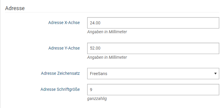 Abb. 7: Abschnitt - Adresse
