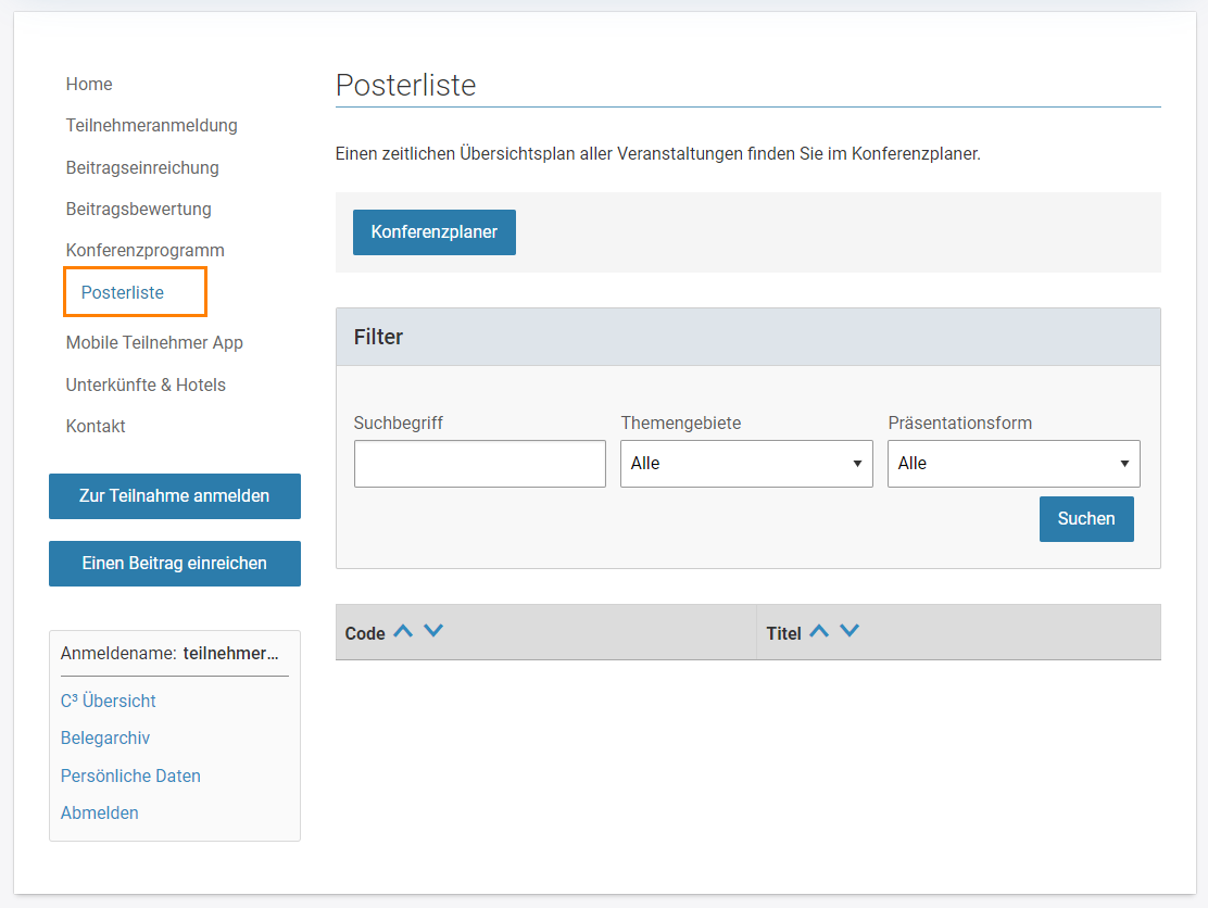 Abb. 4: Ansicht im Frontend als Unterseite